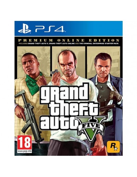 Grand Theft Auto V - Premium Online Edition (PlayStation 4)