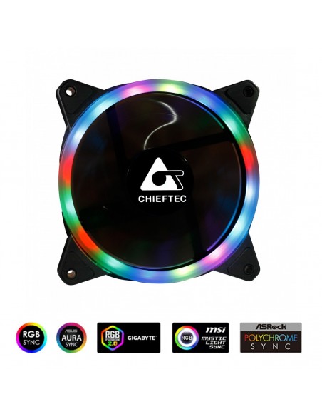 Ventilator Chieftec RGB RAINBOW