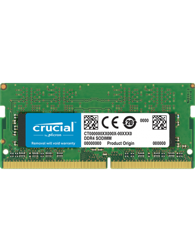 RAM SODIMM DDR4 4GB 2666Mhz Crucial (CT4G4SFS8266)