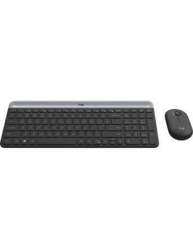 Tipkovnica + miška Logitech MK470 Slim Wireless Combo (920-009264) SLO