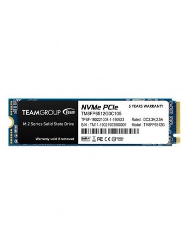 SSD Teamgroup MP33 (TM8FP6512G0C101) M.2 512GB, 1700/1400 MB/s, PCIe NVMe