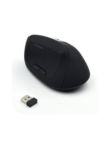 Miška Ewent Wireless Ergonomic Vertical (EW3158) 1600dpi, črna, USB