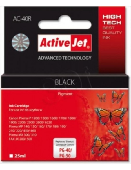 ActiveJet kartuša Canon PG-40 črna za iP1600/2200