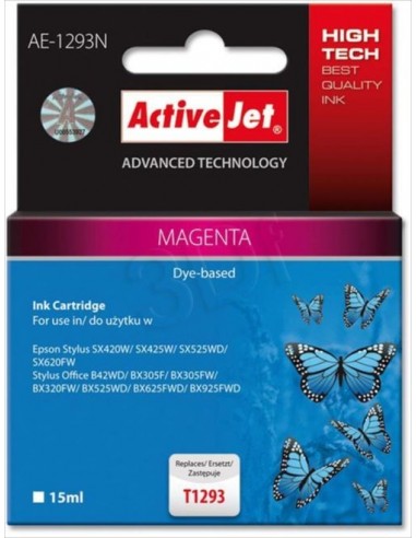 ActiveJet kartuša Epson T1293 magenta za Stylus SX425W/SX525WD/BX305F