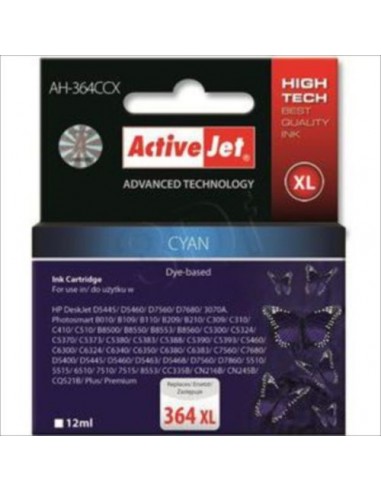 ActiveJet kartuša HP 364XL cyan za Photosmart D5460, C5380, C6380, B8550