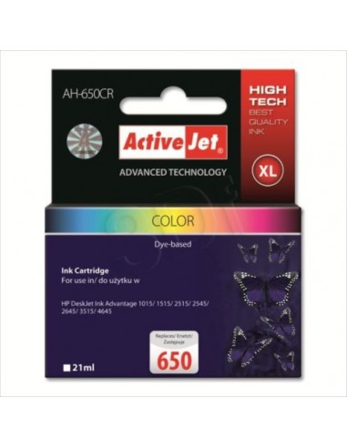 ActiveJet kartuša HP 650 barvna za DJ Ink Advantage 2515 (CZ102AE)
