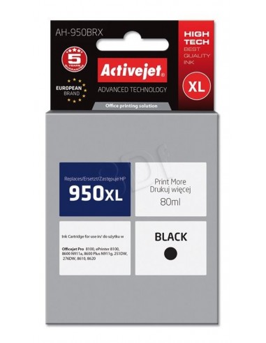 ActiveJet kartuša HP 950XL CN045AE črna za OJ Pro 8100e