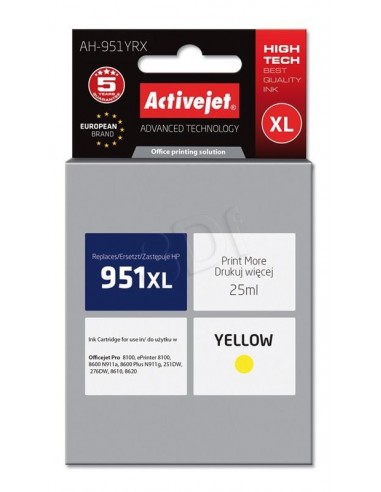 ActiveJet kartuša HP 951XL CN048AE yellow za OJ Pro 8100e