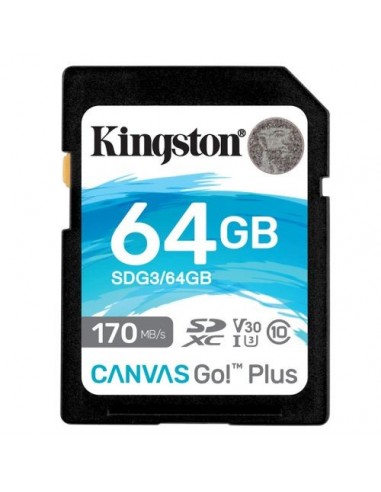 Spominska kartica SDXC 64GB Kingston Canvas Go Plus (SDG3/64GB)