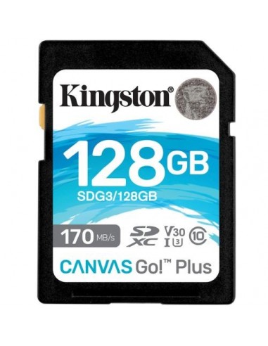 Spominska kartica SDXC 128GB Kingston Canvas Go Plus (SDG3/128GB)