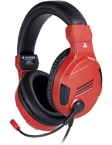 Slušalke BIGBEN PS4 V3, rdeče