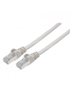 Priključni kabel SFTP C6 RJ45 0.25m, siv, Intellinet 736992