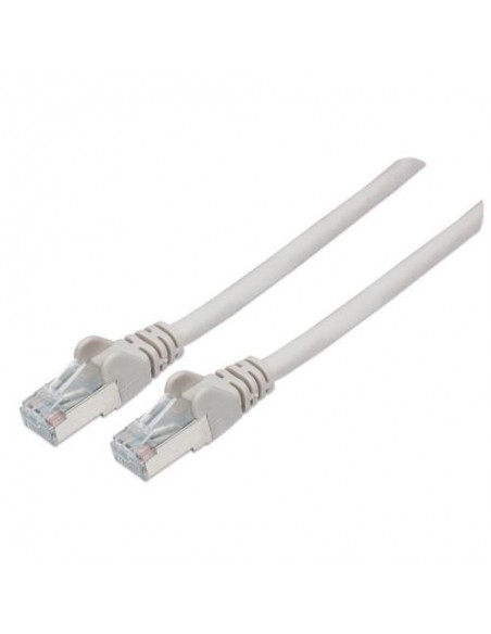 Priključni kabel SFTP C6 RJ45 0.25m, siv, Intellinet 736992