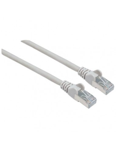 SFTP priključni kabel C6a RJ45 5m, siv, Intellinet 317245