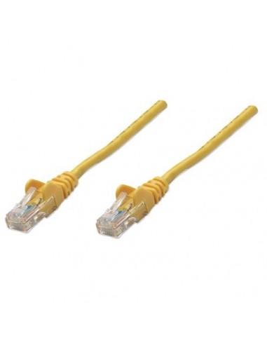 UTP priključni kabel C5e RJ45 1.5m, rumen, Intellinet 338424