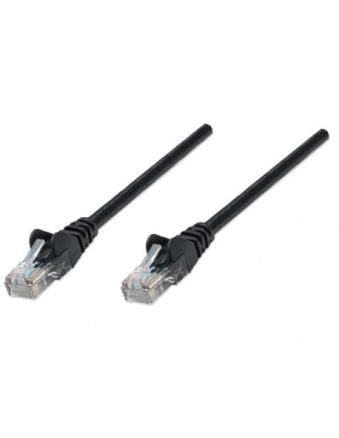 UTP priključni kabel C5e RJ45 10m, črn, Intellinet 345378