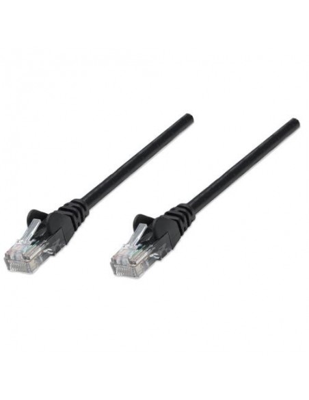 Priključni kabel UTP C5e RJ45 10m, črn, Intellinet 345378