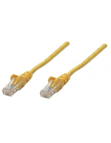 UTP priključni kabel C5e RJ45 10m, rumen, Intellinet 325974