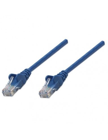 UTP priključni kabel C5e RJ45 1m, moder, Intellinet 318938