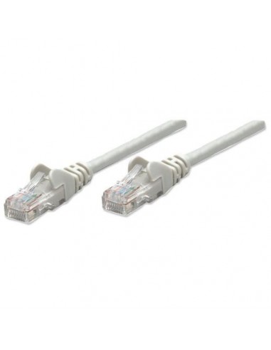UTP priključni kabel C5e RJ45 1m, siv, Intellinet 318921