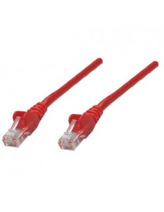 Priključni kabel UTP C5e RJ45 1m, rdeč, Intellinet 318952