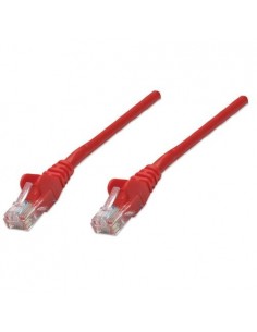 Priključni kabel UTP C5e RJ45 3m, rdeč, Intellinet 319799