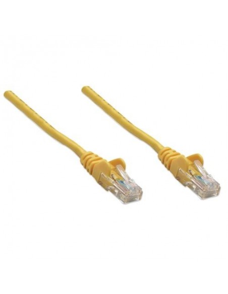 Priključni kabel UTP C5e RJ45 3m, rumen, Intellinet 319805