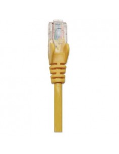 Priključni kabel UTP C5e RJ45 5m, rumen, Intellinet 319850