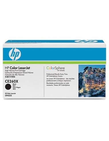HP toner CE260X črn za CLJ CP4025/4525 (17.000 str.)