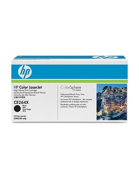 HP toner CE264X črn za CLJ CM4540 (17.000 str.)