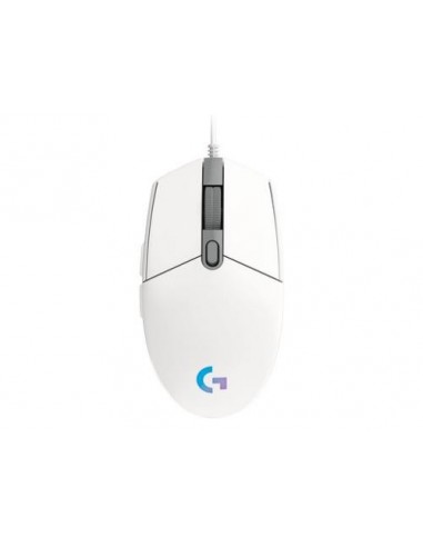 Miška Logitech G102 LIGHTSYNC (910-005824), bela