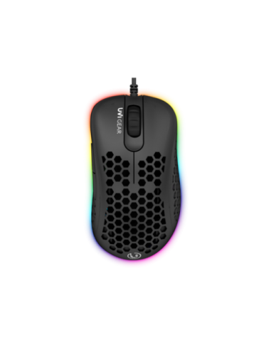 Miška UVI Gear LUST (UVILUSTBL), RGB, 16.000 DPI, USB, črna