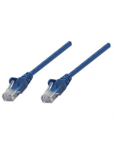 UTP priključni kabel C5e RJ45 3m, moder, Intellinet 319775