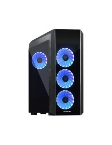 Ohišje Chieftec GL-03B-OP, USB3.1, RGB, ATX, črno