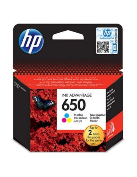HP kartuša 650 barvna za DJ Ink Advantage 2515 (200 str.)