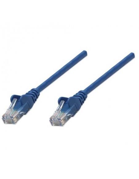 Priključni kabel UTP C5e RJ45 1.5m, moder, Intellinet 338400