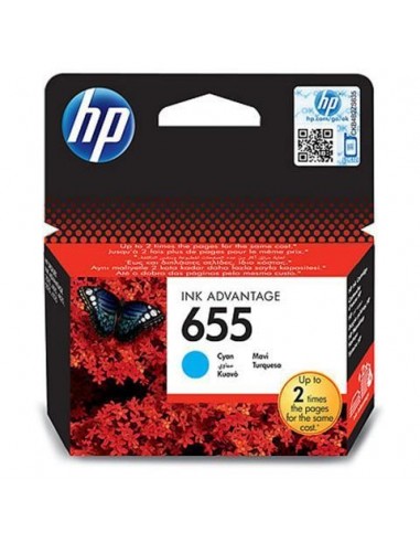 HP kartuša 655 Cyan za DJ Ink Advantage 3525/4615/4625/5525/6525 (600 str.)