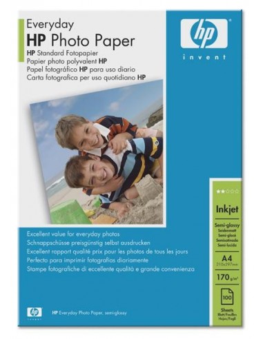 Papir HP Everyday Semi-glossy Photo Paper (100 listov A4, 170 g/m2)