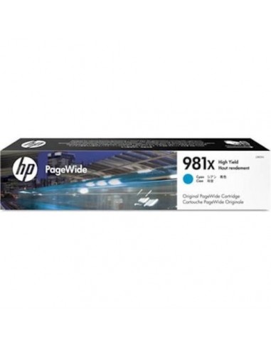HP kartuša 981X Cyan za PageWide Ent 556/586 (10.000 str)
