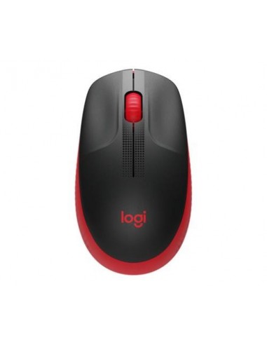 Miška Logitech M190 (910-005908), brezžična, rdeča