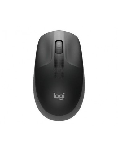 Miška Logitech M190 (910-005905), brezžična, ogljena