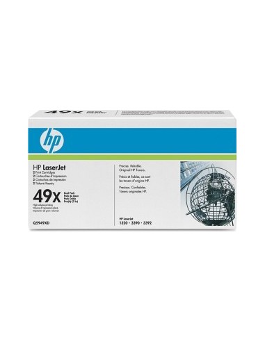 HP komplet tonerjev 2x 49X za LJ 1320/3390 (2x6.000 str. dvono pakiranje)