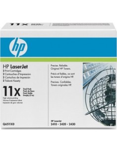 HP komplet tonerjev 2x 11X za LJ 2410/2420/2430 (2x 12.000 str.)