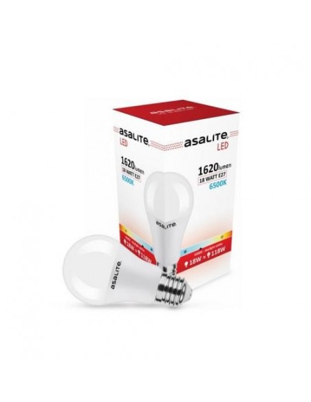 LED sijalka Asalite ASAL0148, E27, 18W, 6500K