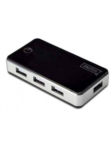 USB 2.0 Hub Digitus DA-70222, 7-Port, napajalnik