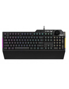 Tipkovnica Asus TUF Gaming K1 (90MP01X0-BKEA00), RGB, USB, UK SLO g.