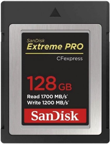 Spominska kartica CFexpress 128GB SanDisk Extreme PRO (SDCFE-128G-GN4NN)