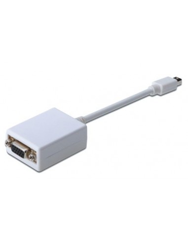 Adapter Mini DisplayPort-M/VGA-Ž, Digitus AK-340407-001-W