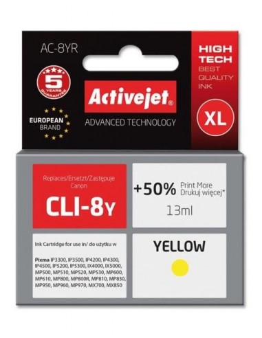 ActiveJet kartuša Canon CLI-8BY yellow za MP500