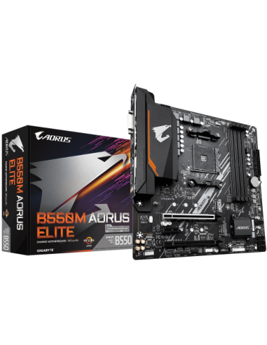 Osnovna plošča Gigabyte B550M AORUS ELITE, DDR4, SATA3, USB3.2Gen1, HDMI, AM4 mATX